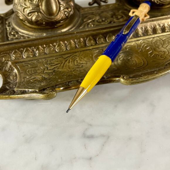 Blue and Yellow Ballpoint Pen - Picture 8 of 8